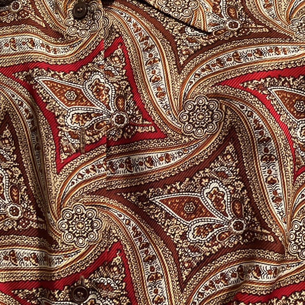 Talbots Size 4 Tailored Multi-Colored Blouse - image 4